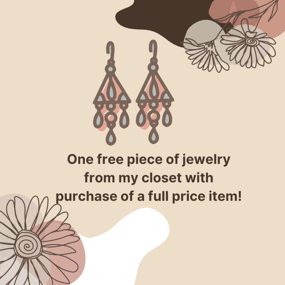 Buy an item, get a piece of jewelry free!
